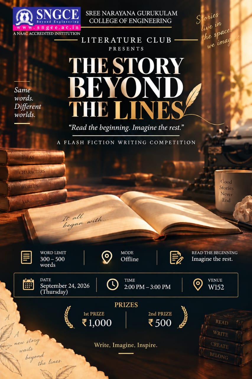 The Story Beyond The Lines - Literature Club